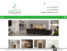 Tablet Screenshot of chiswellfireplaces.com